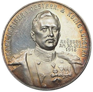 Karel I. medaile